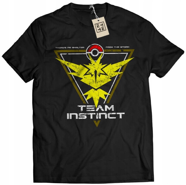 

Koszulka Team Instinct Pokemon Go czarna L