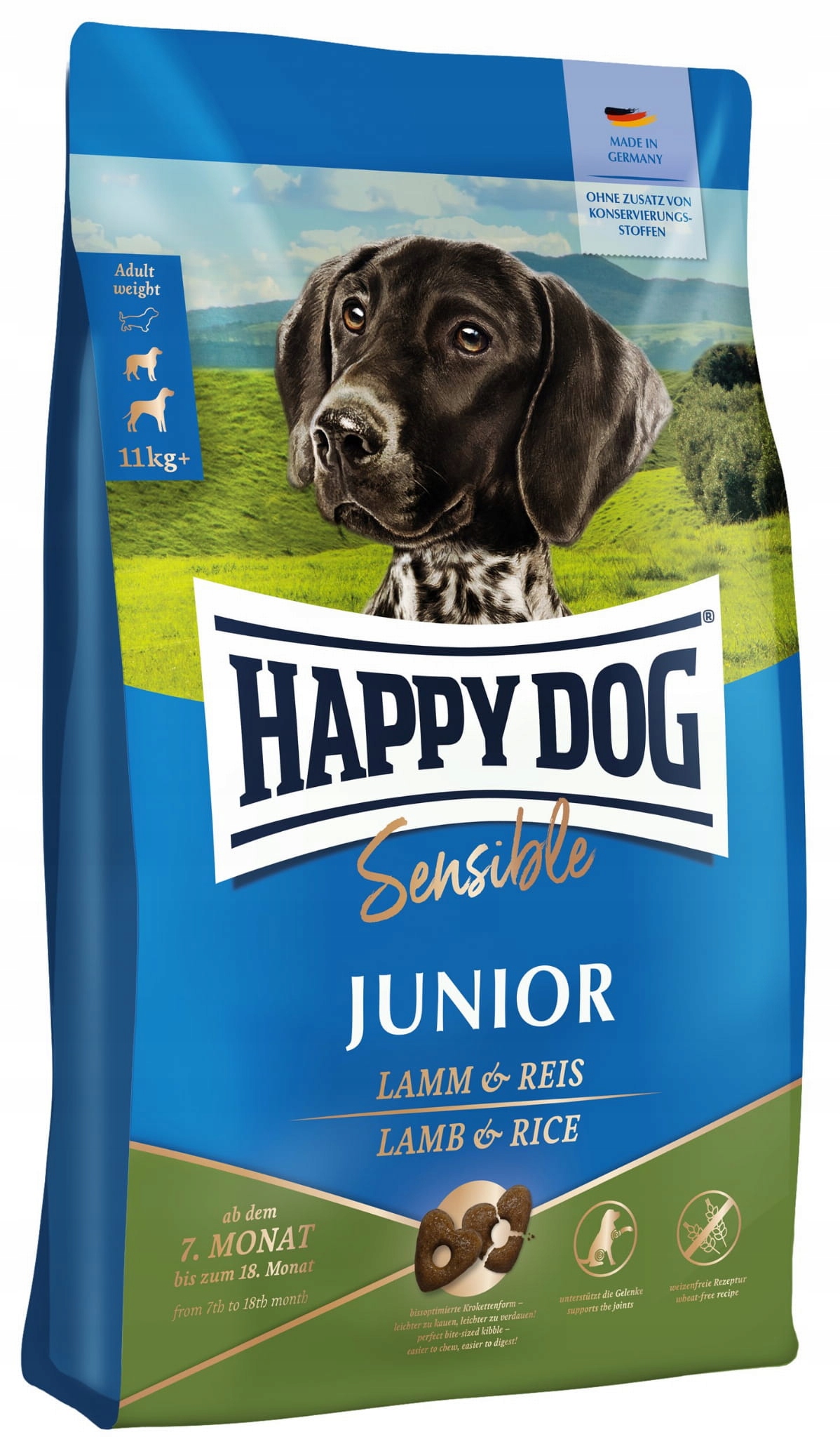 HAPPY DOG KARMA SENSIBLE JUNIOR JAGNIĘCINA 10 KG