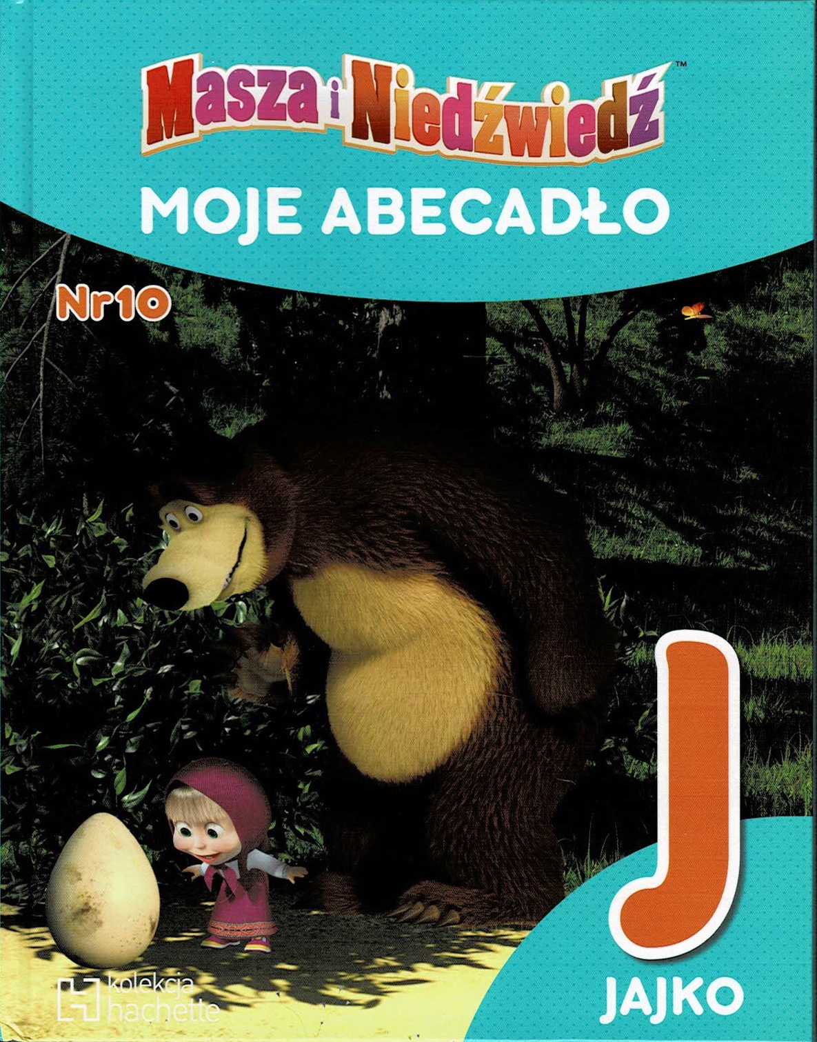 Masza i Niedźwiedź Moje Abecadło Nr 10 J Jajko