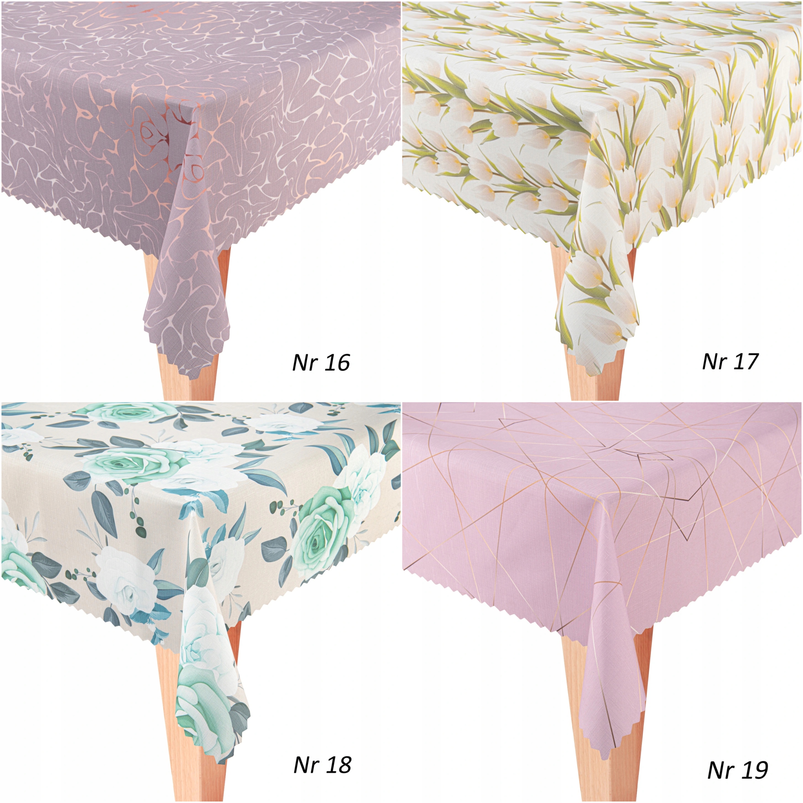 OBRUS PLAMOODPORNY 120x220 POLSKI RÓŻNE WZORY NR Szerokość produktu 120 cm