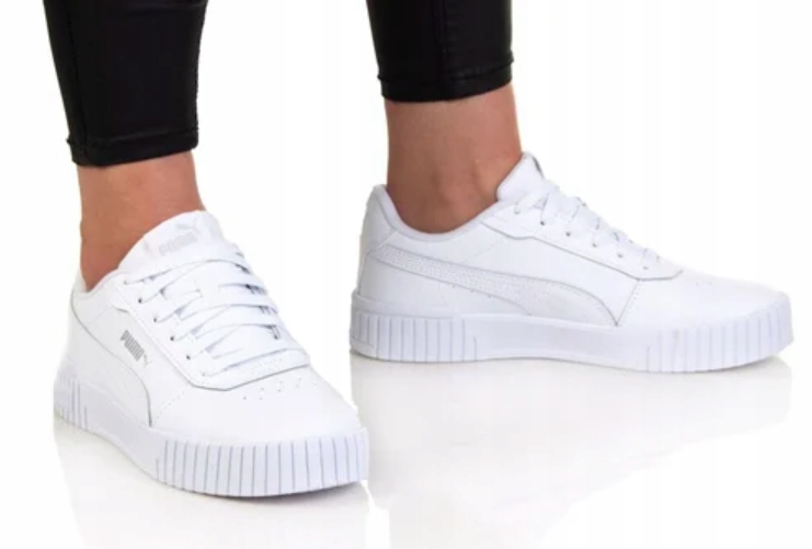 r.37,5 Puma Carina 2.0 buty damskie białe dziewczęce modne sportowe