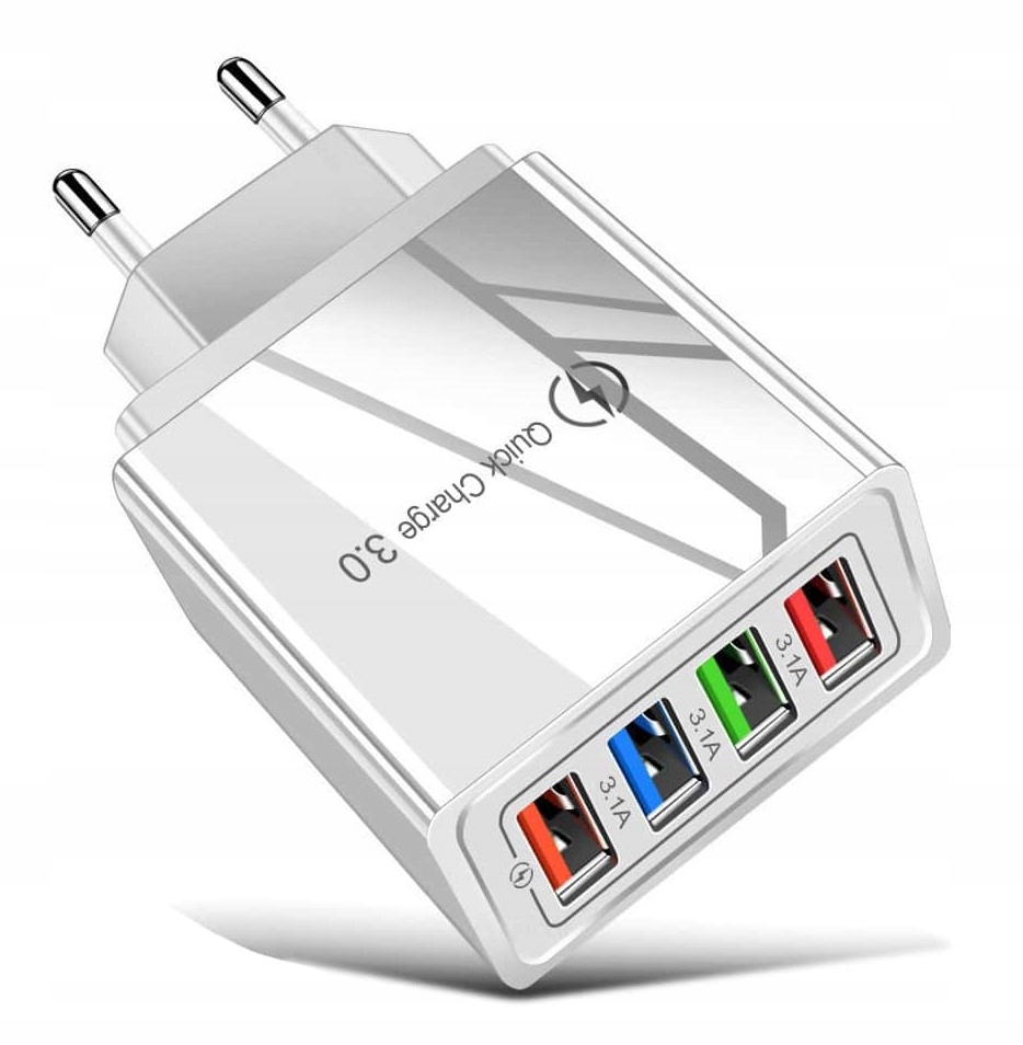 

Ładowarka Quick Charge Uniwersalna 3.1A Usb x4
