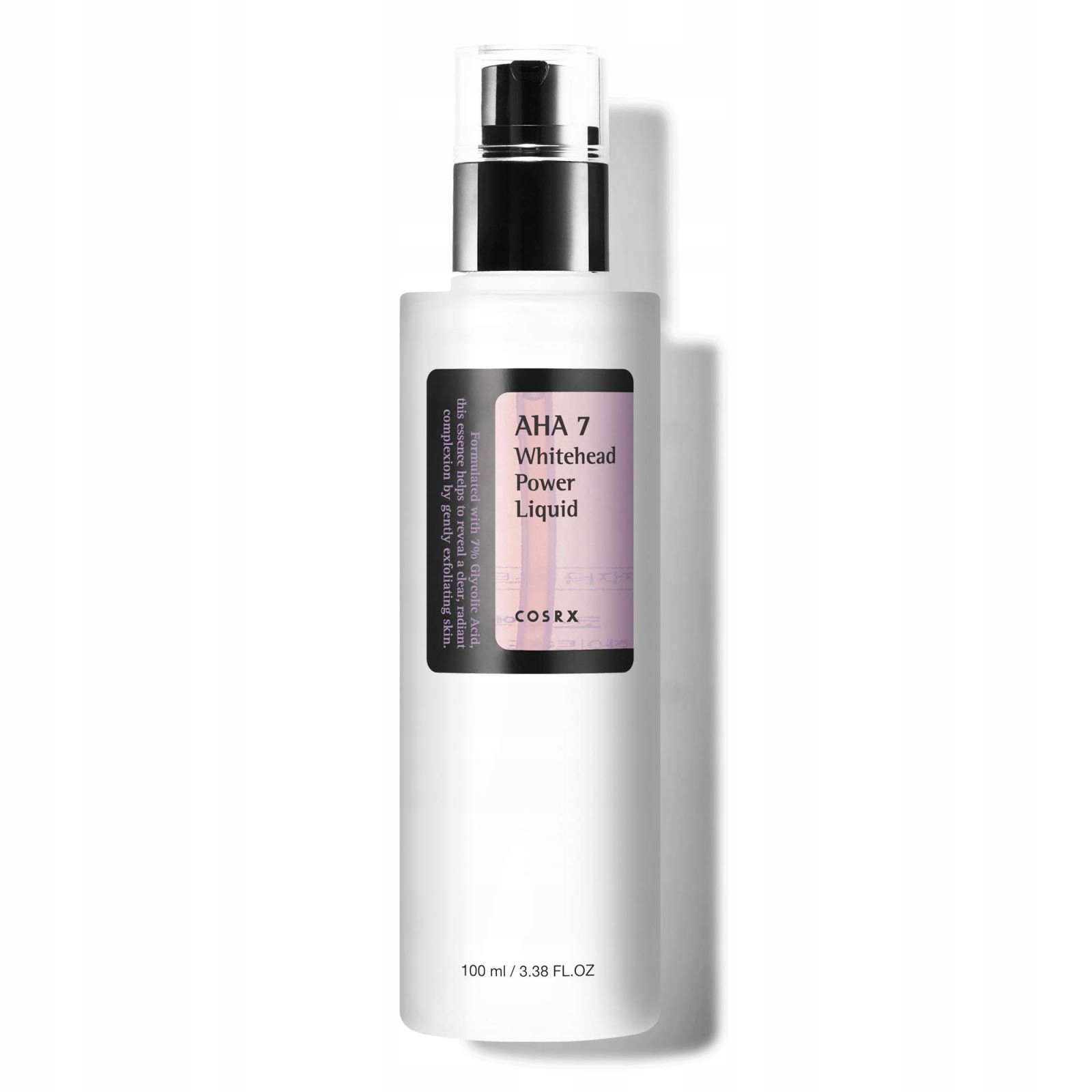 Cosrx Aha 7 Whitehead Power Liquid, 100 ML, Odstraňovač Bílých Teček, Glykolová Kyselina