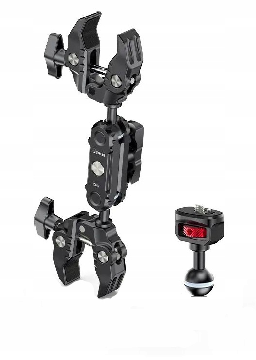 Držák Svěrák Magic Arm Klips Svorka Hlavice 1/4 pro kameru fotoaparátu telefonu