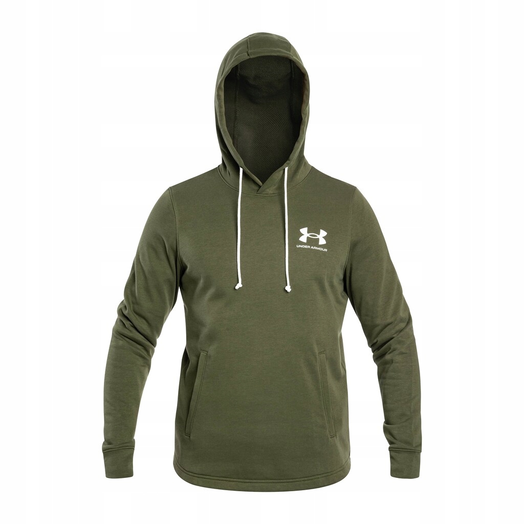Sportovní Mikina s kapucí Under Armour Ua Rival Terry Marine Green M