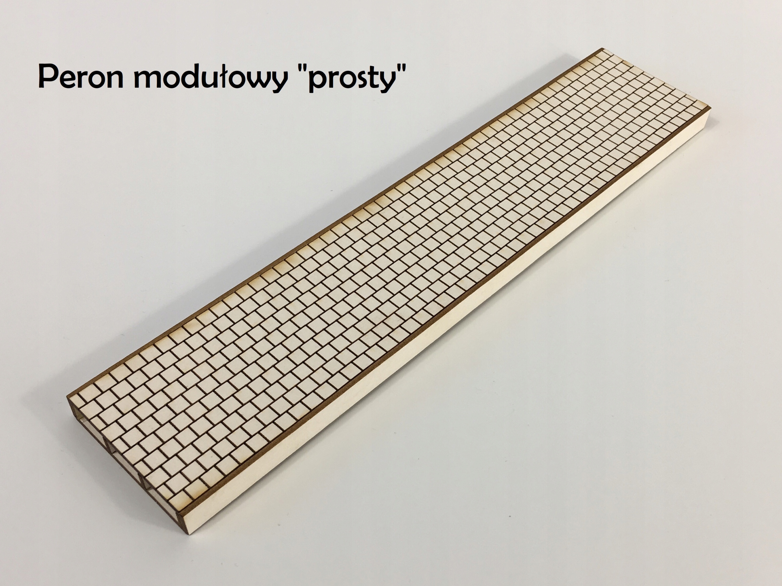 

Peron modułowy "prosty" 25 cm H0