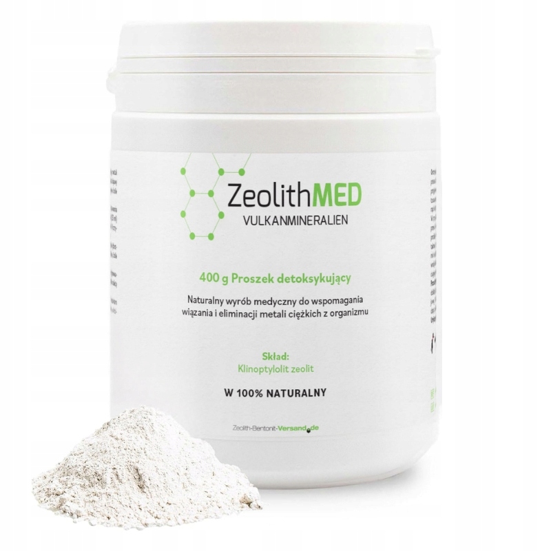 ZeolithMED 400g Wyrób Medyczny Proszek Detoksykujący Zeolit Detox