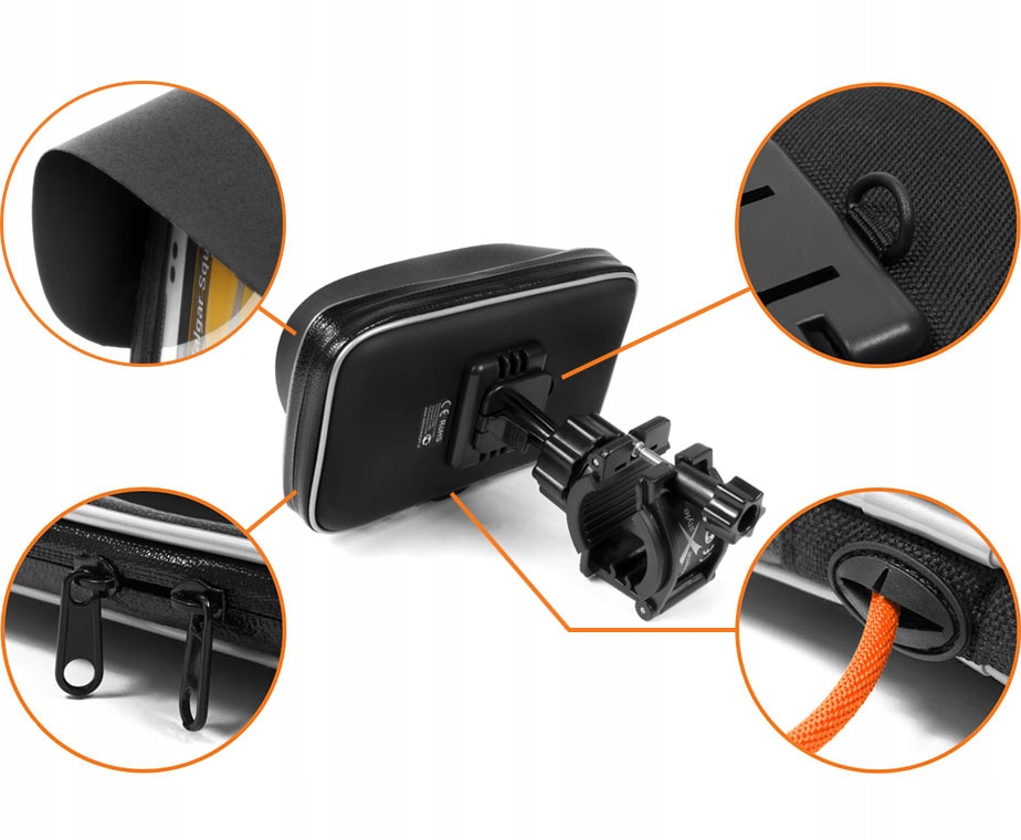 Wodoodporny Uchwyt z Etui na Telefon do Motocykla Producent Extremestyle