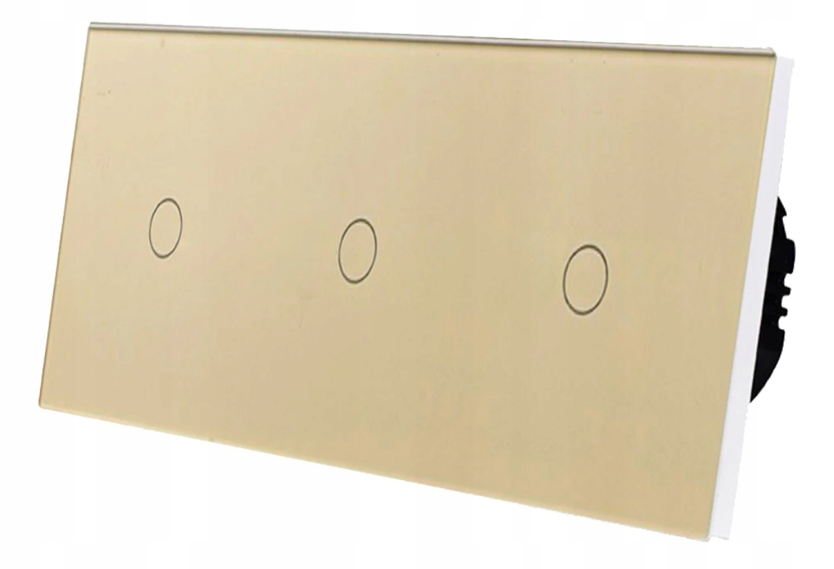 Dotykový Spínač Svetla Zigbee Tuya 1+1+1 Bez N