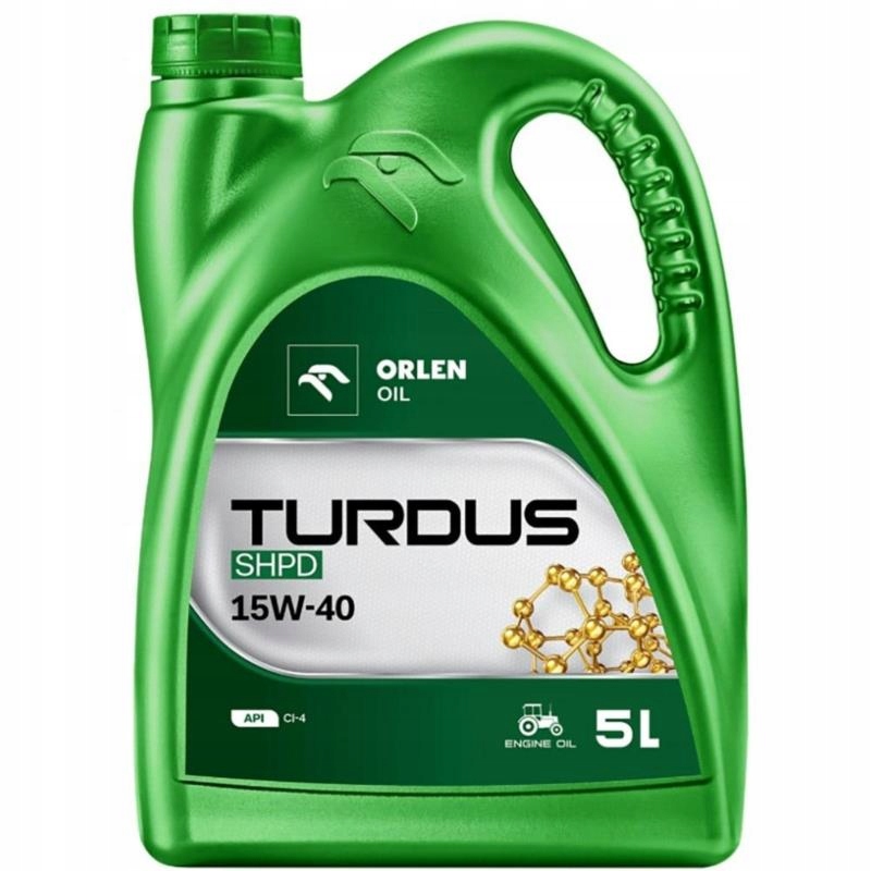 Orlen Turdus Shpd 15W40 5L Olej Silnikowy Turdus