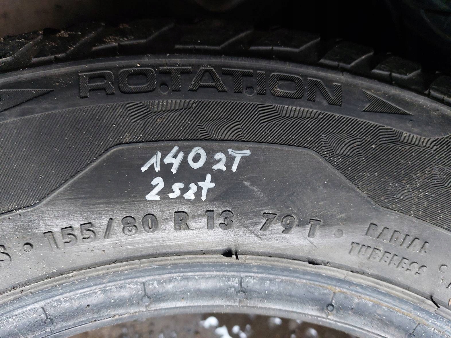 OPONY CAŁOROCZNE 2 SZT 155/80R13 2017R UNIROYAL ALLSEASONEXPERT Kod producenta ALLSEASONEXPERT