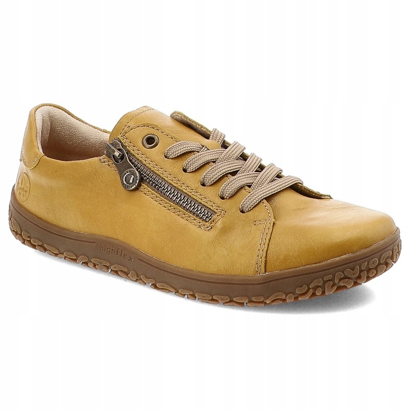 Dámské polobotky Rieker, žluté, 52301-68 Yellow
