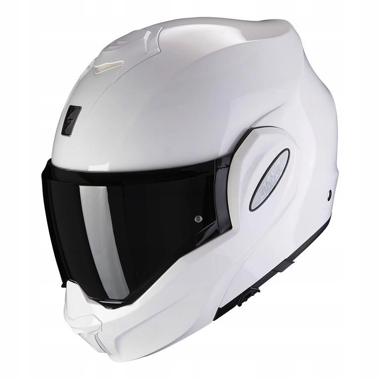 Motocyklová prilba Scorpion Exo-tech Evo Solid White biela Darčeky