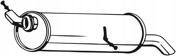 Tłumik końcowy BOS190-029 Producent AK