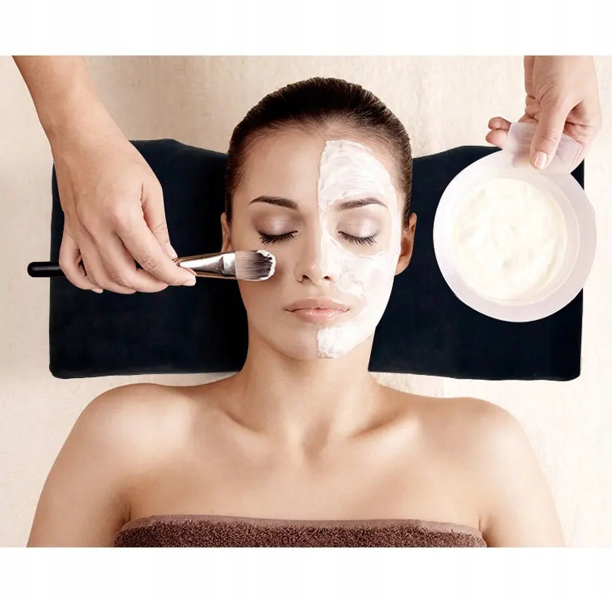 PODUSZKA KOSMETYCZNA DO PRZEDŁUŻANIA RZĘS MAKIJAŻU EKO POD GŁOWĘ AG968 Stan opakowania oryginalne