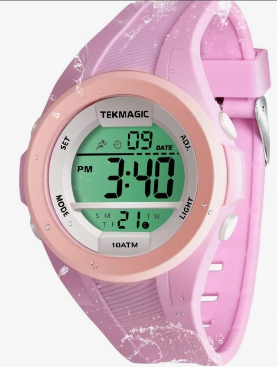 Dívčí náramkové hodinky pro ponorné potápění 100 m