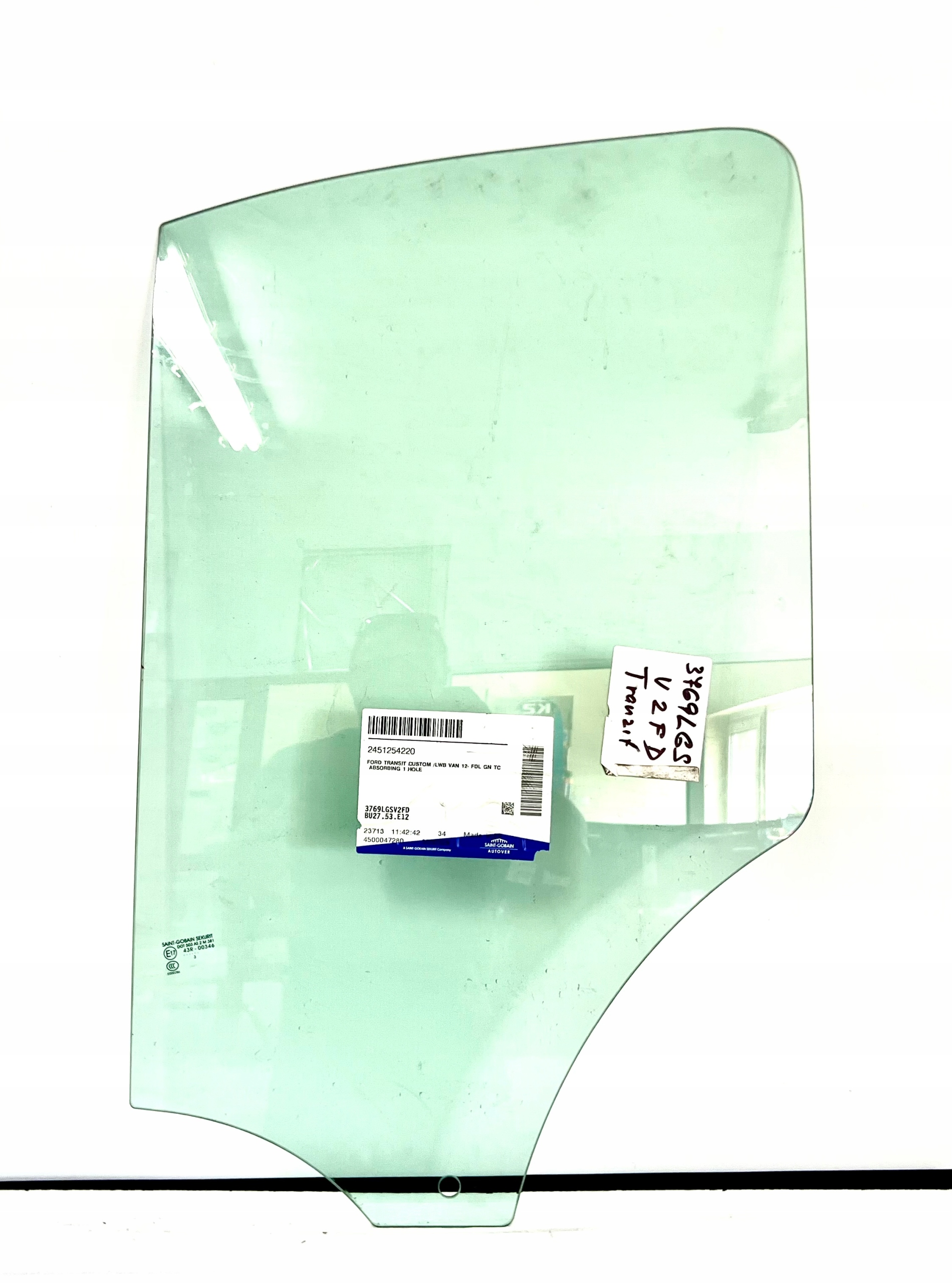 FORD TRANSIT CUSTOM 2013- szyba lewa przednia