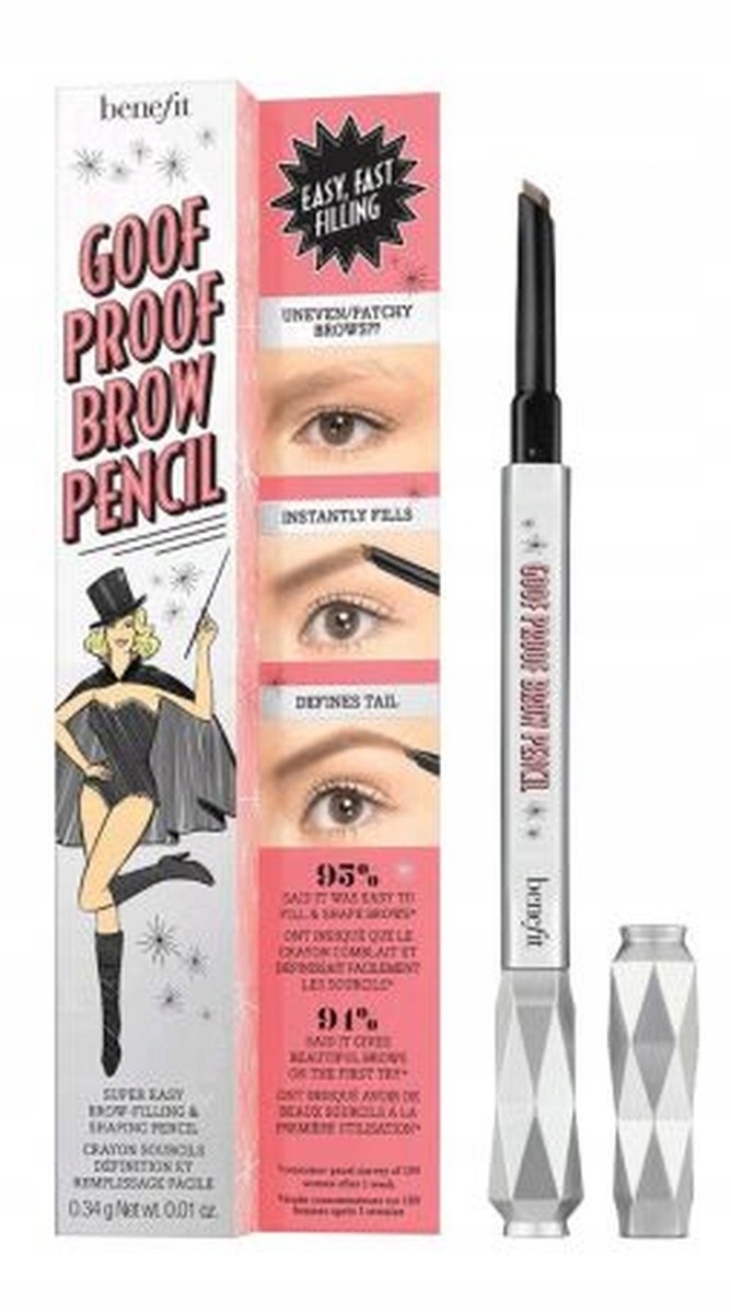 Benefit Goof Proof Tužka na obočí (N3) 0.34 g
