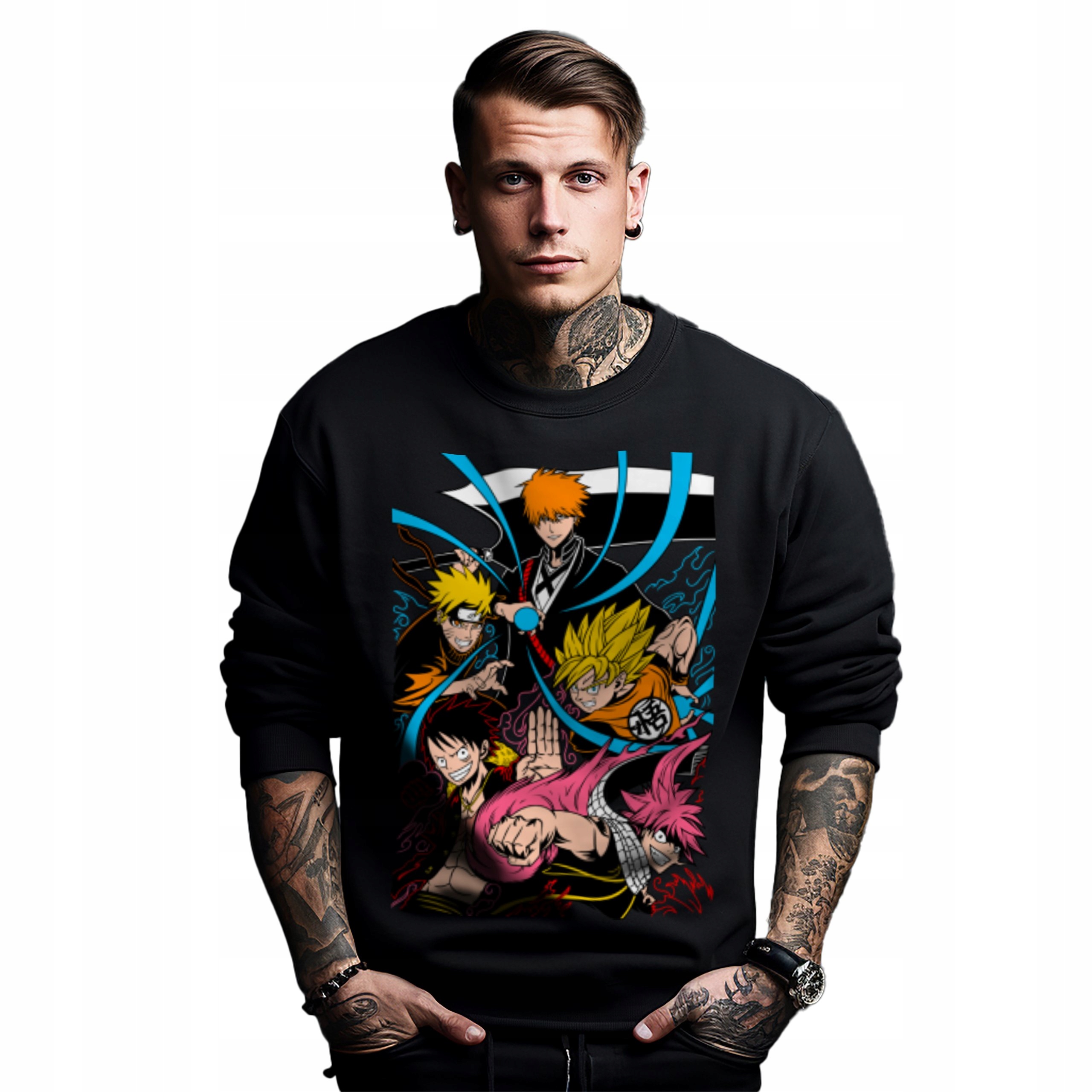 Mikina s potiskem Anime Popular Characters