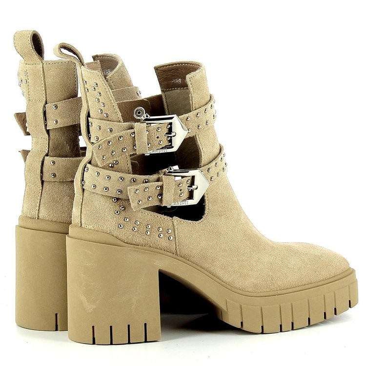 CARINII B7916 WORKERY WIOSENNE SKÓRA BEŻOWE 38 Płeć kobieta