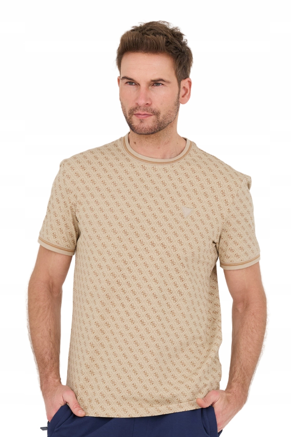 Guess Béžové tričko Marshall M