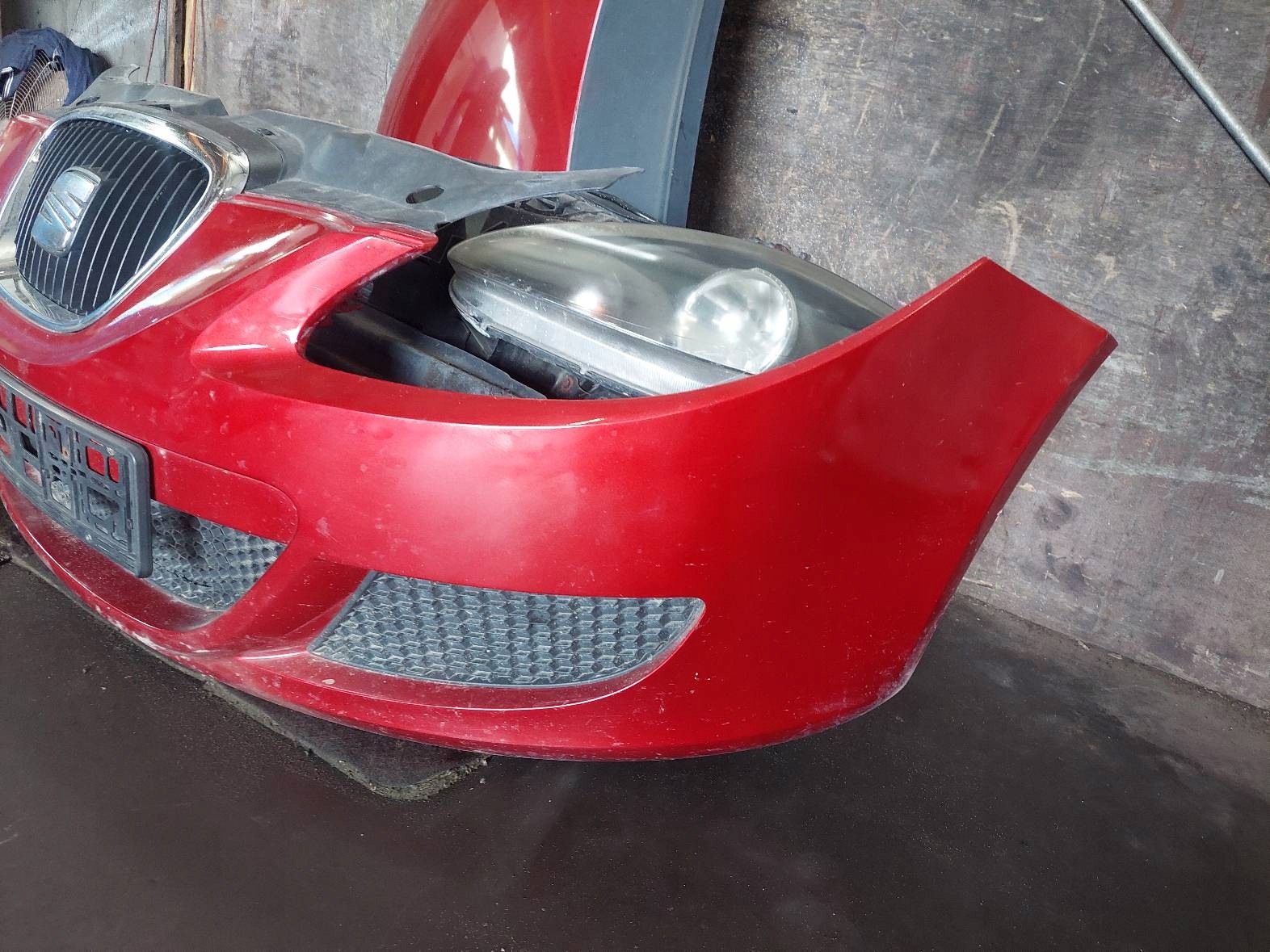 complete front bonnet bumper light fender SEAT LEON II LS3X