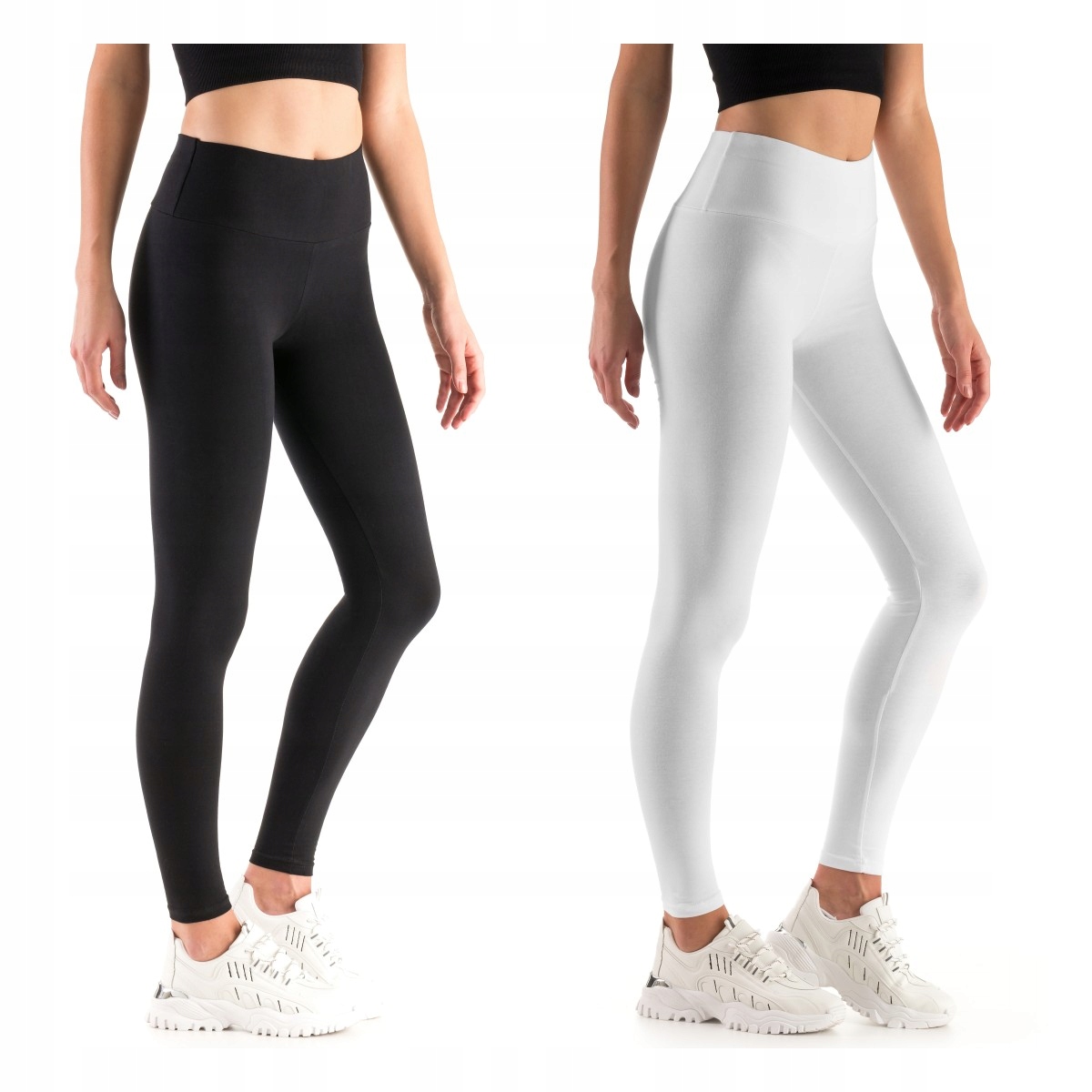 

2X Legginsy Z Wysokim Stanem Wyszczuplające Lwp