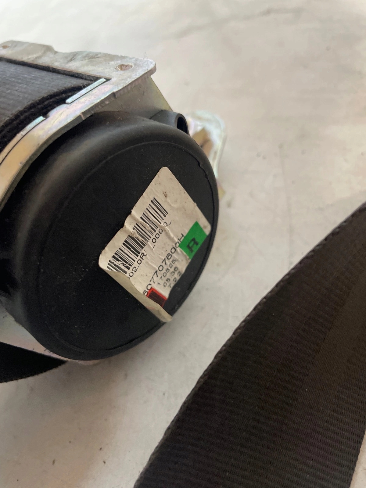 tension belt safety front front right Opel Corsa E HB 3D