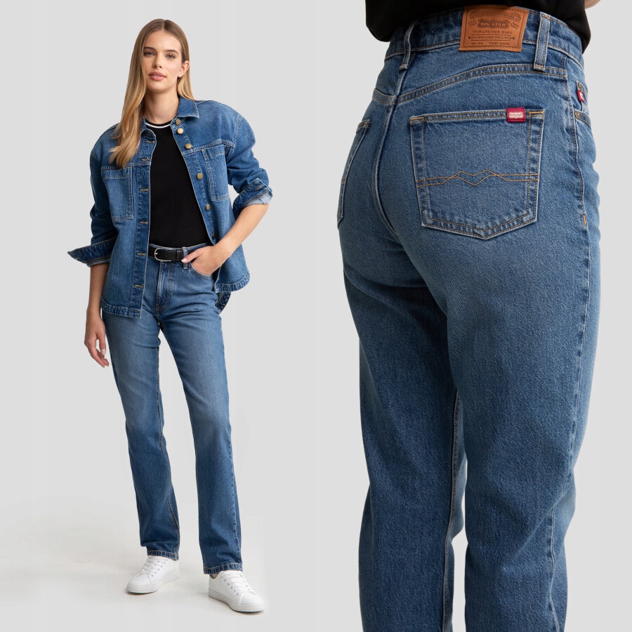 Big Star Dámské Modré Džíny Charlotte 301 W30 L34