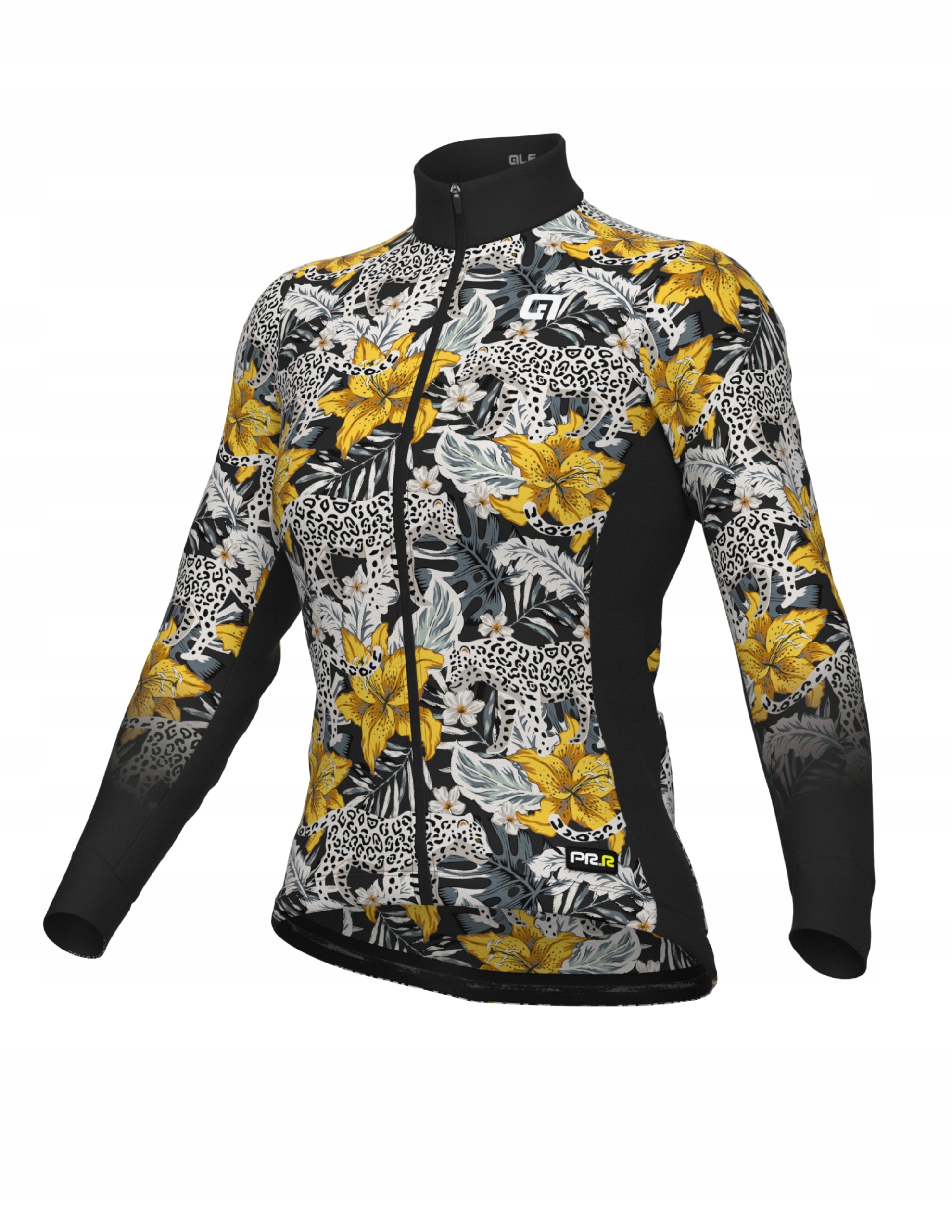 Dámský cyklistický Mikina Alé Cycling Pr-r Hibiscus Black S