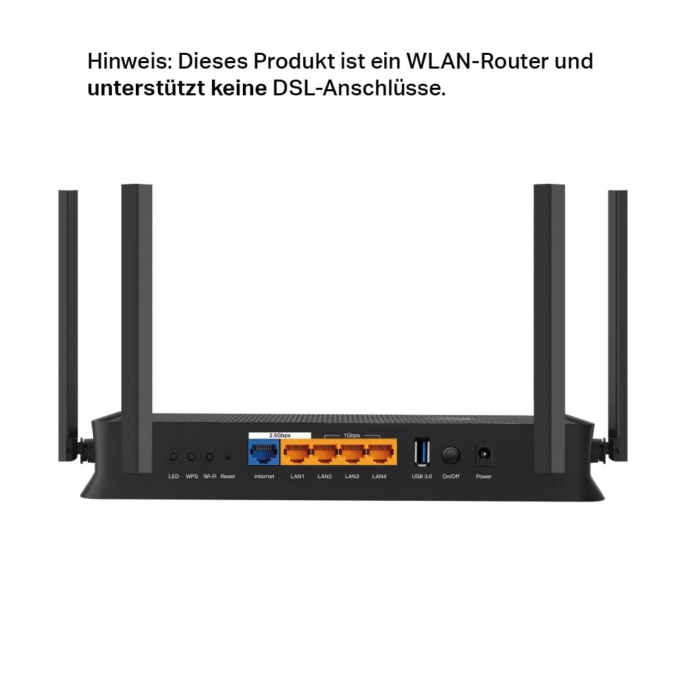 TP-LINK Router WiFi 7 Archer BE3600 Dual-Band 3570 Mbps USB 30 EasyMesh VPN — miniatura 3