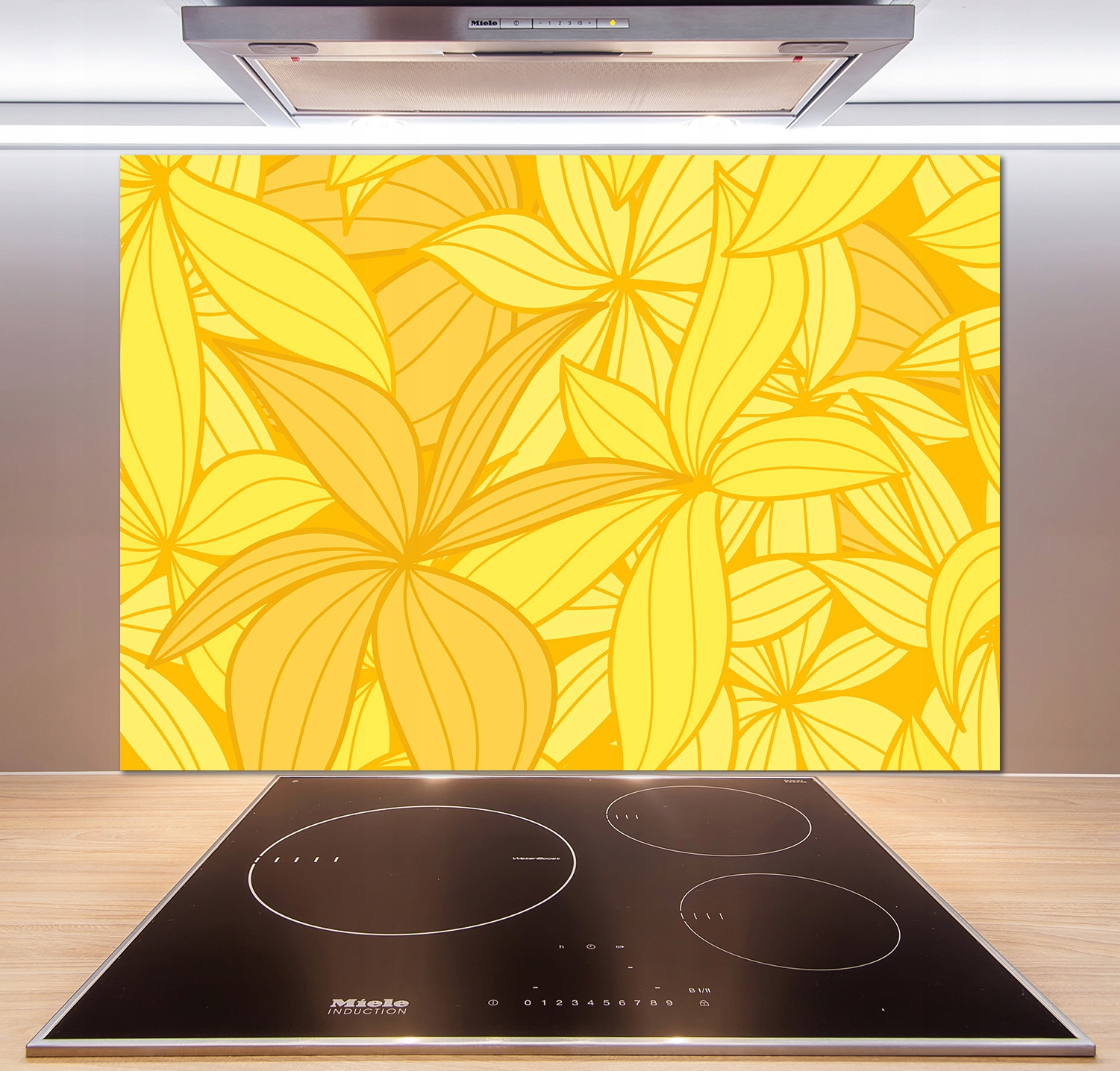 

Panel do kuchni Żółte kwiaty tło 100x70 cm + Klej
