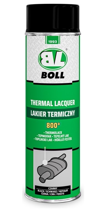 Lakier termiczny do wydechów 800*C czarny 500ml Boll
