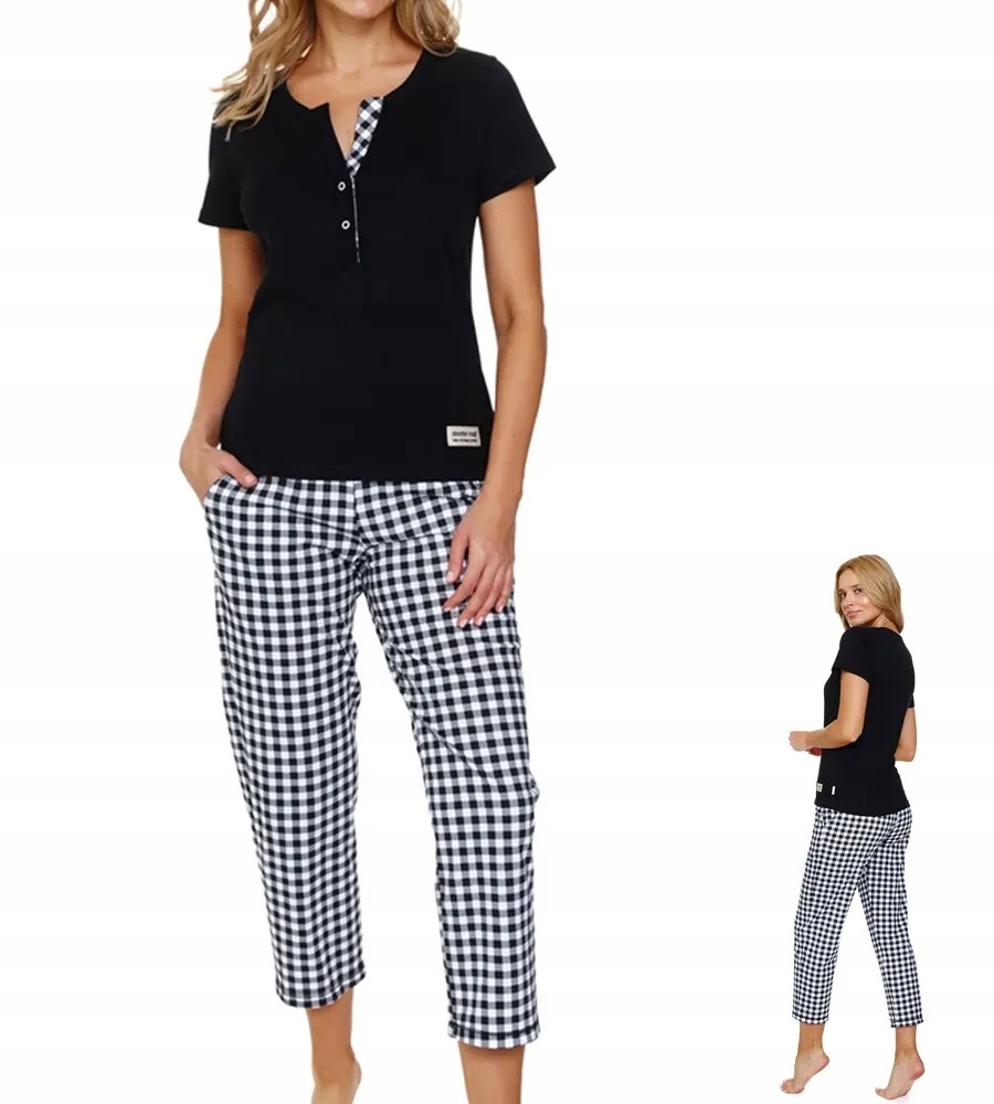 Dámské pyžamo Doctor Nap 7267 M 38 černé