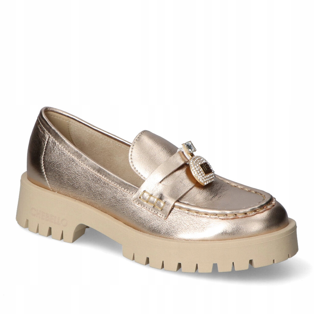 Mokasíny CheBello 4291-494/2 Zlaté lico 39