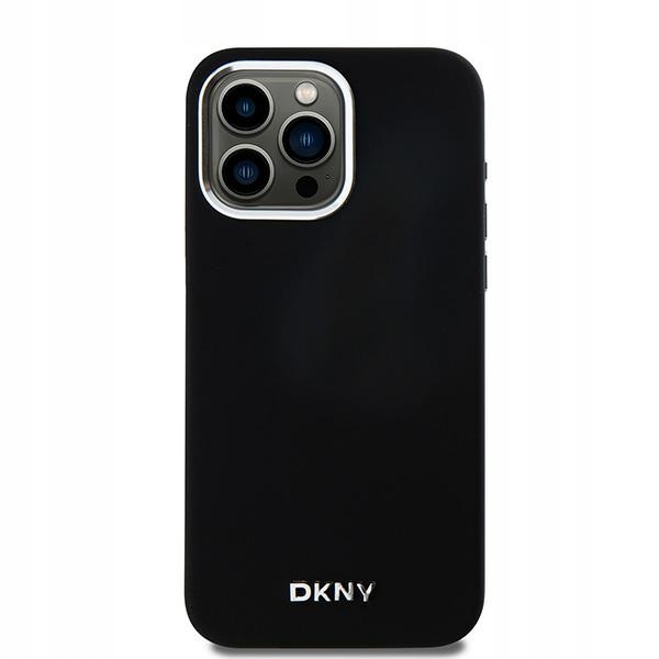 Etui Dkny Liquid Silicone Small Metal Logo MagSafe na iPhone 14 Pro Max