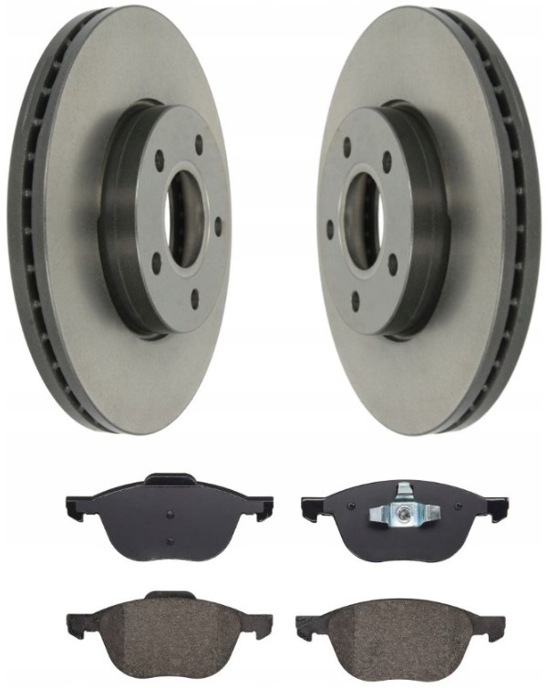 TARCZE + KLOCKI PRZÓD FOCUS MK2 MK3 C-MAX 278MM