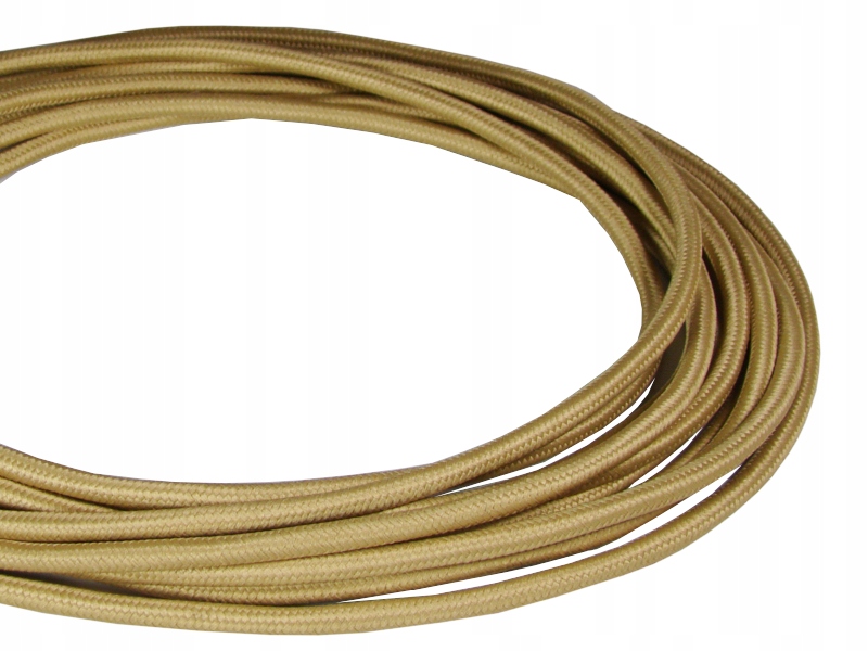 

Przewód elektryczny do lampy Złoty Jasny kabel