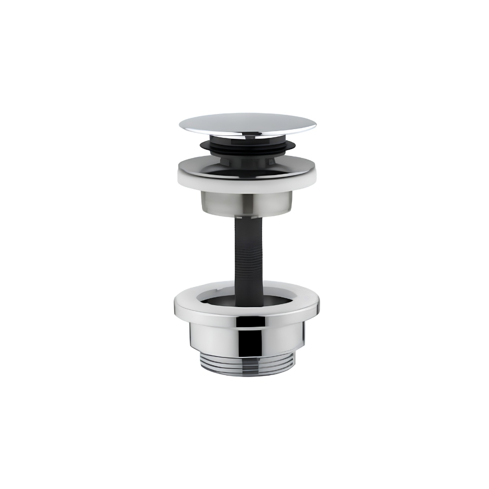 Zátka Klik-Klak pro umyvadlo 1 1/4" Mosazná Chrom QuikFix Premium