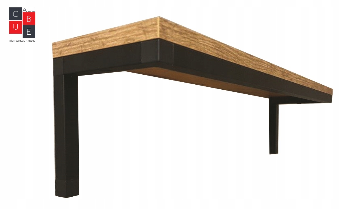 Polička Pablo 100 cm industrial Loft Dub možnost výběru Barvy Desky!!