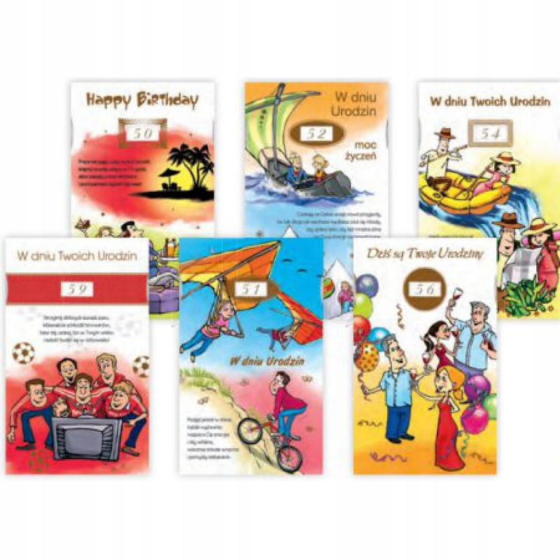 ŚMIESZNY KARNET NA URODZINY IDEALNY NA PREZENT Marka Pol-Mak