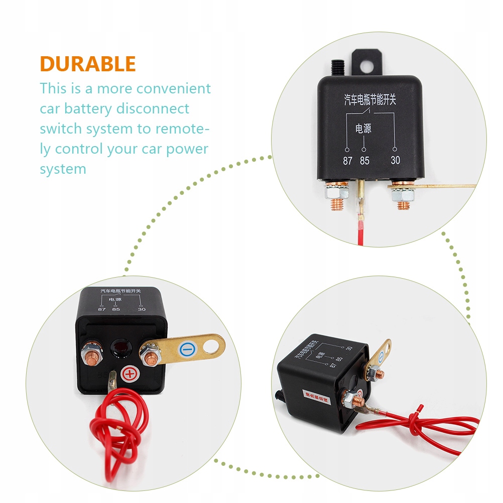 ZDALNY WYŁĄCZNIK AKUMULATORA AKUMULATORÓW SAMOCHODOWYCH Marka inny