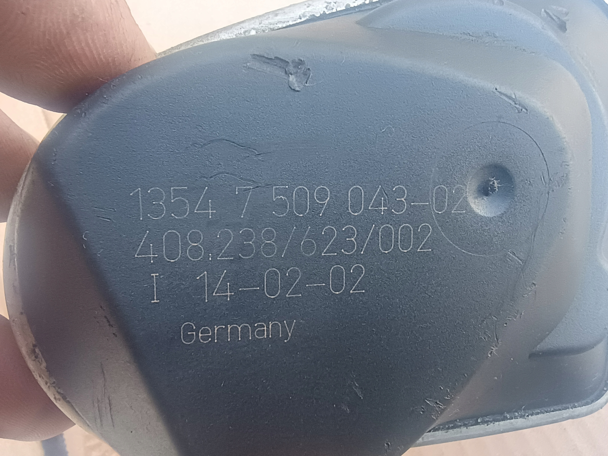 throttle flap 13547509 MINI 1.6 B