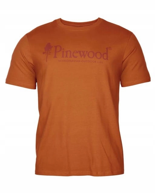 T-Shirt koszulka myśliwska Pinewood Outdoor Life 5445 Burned Orange L