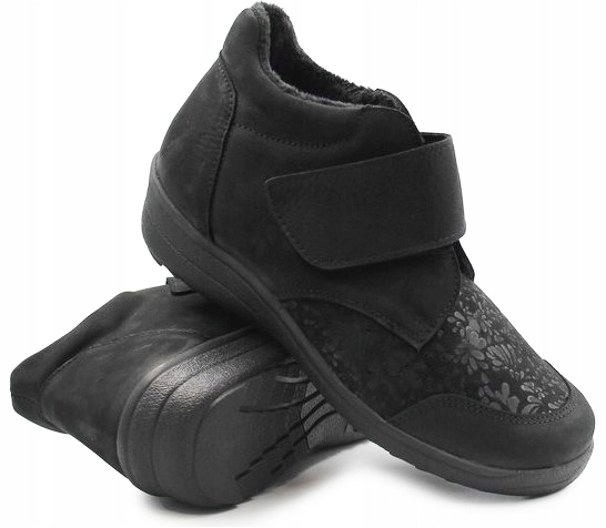 Teplé a pohodlné dámské kotníkové boty na zimu comfortabel 990541-01 37