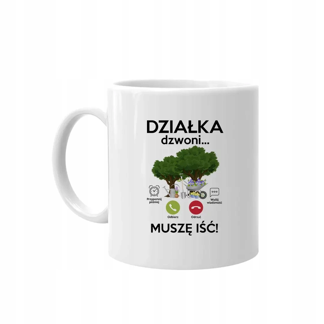 

Dla Działkowca Kubek Działka Dzwoni