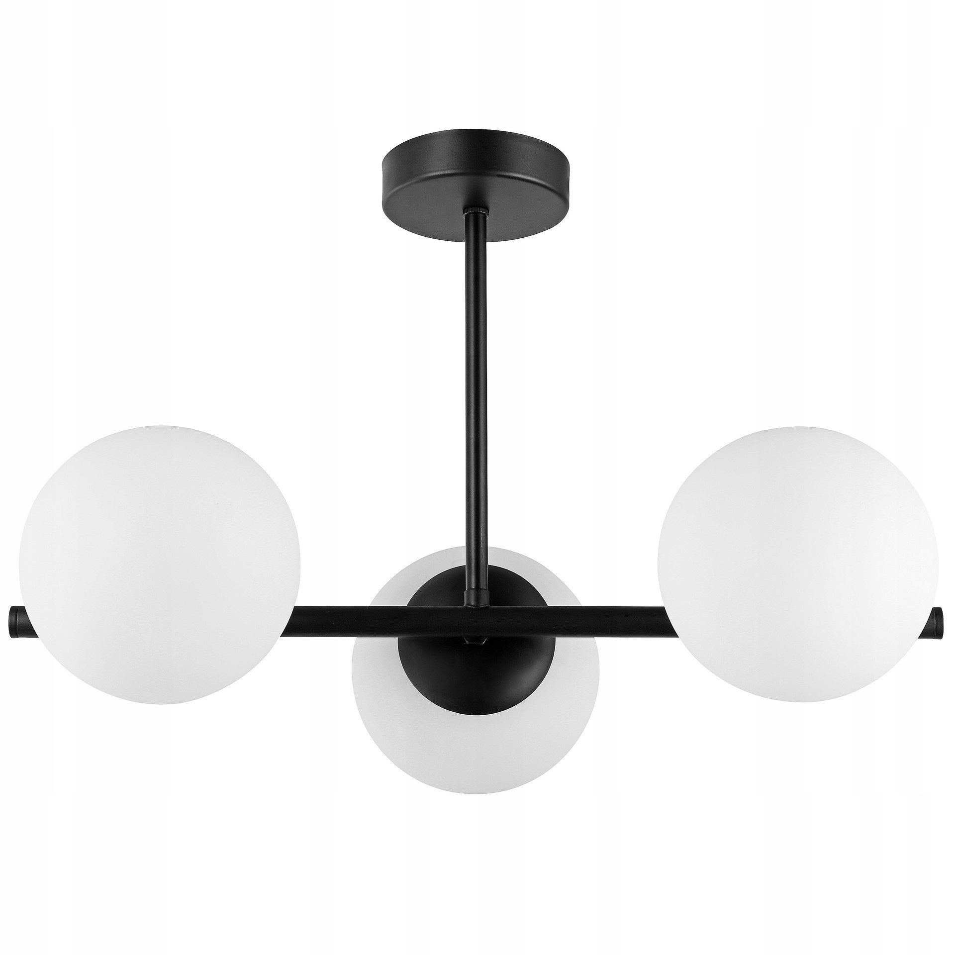 Nowoczesna Lampa Wisząca Sufitowa Czarna Szklane Kule Orio 3xE27 Led