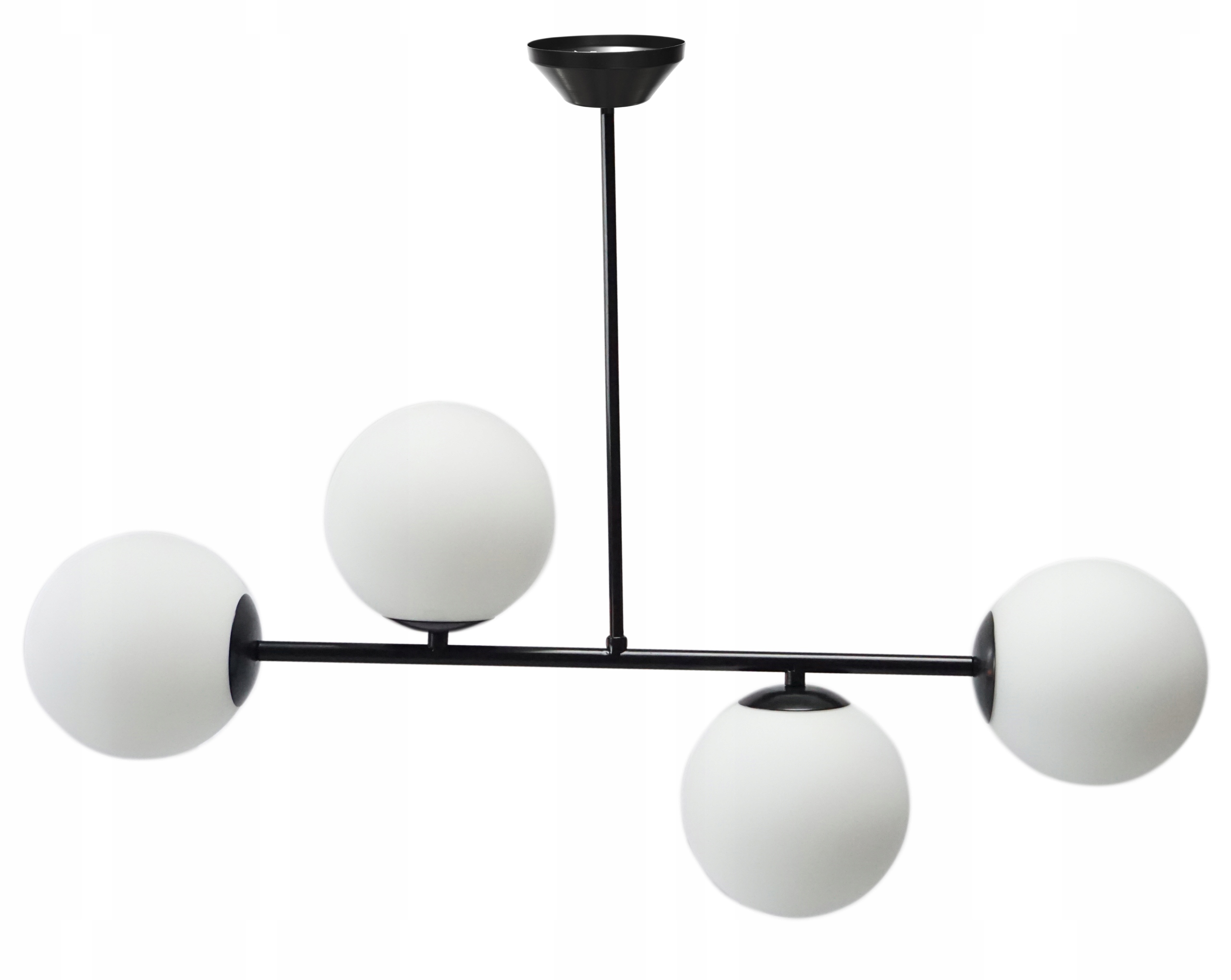 żyrandol Lampa sufitowa wisząca NS4-HAK-k51-E14 czarne Led klosze