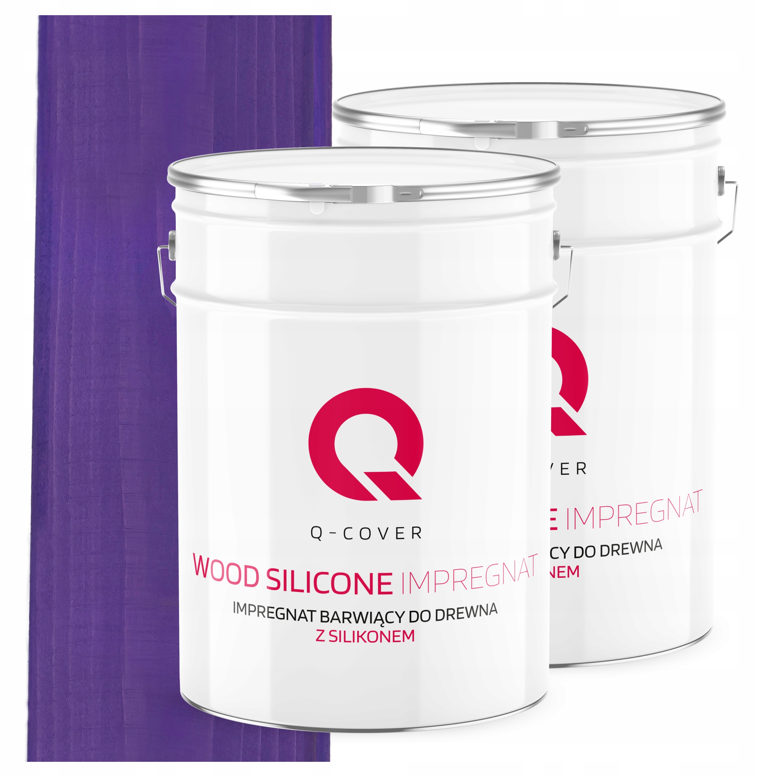 Impregnácia Na Drevo Extra Farba S Ochranným Silikónom Farby Uv Fialová 10 L