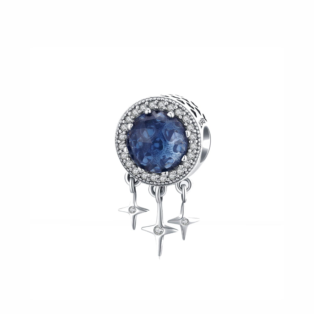 Šperky Ornamo Granátové nebe a závěsné hvězdičky Zirkon bílá Stříbro 925